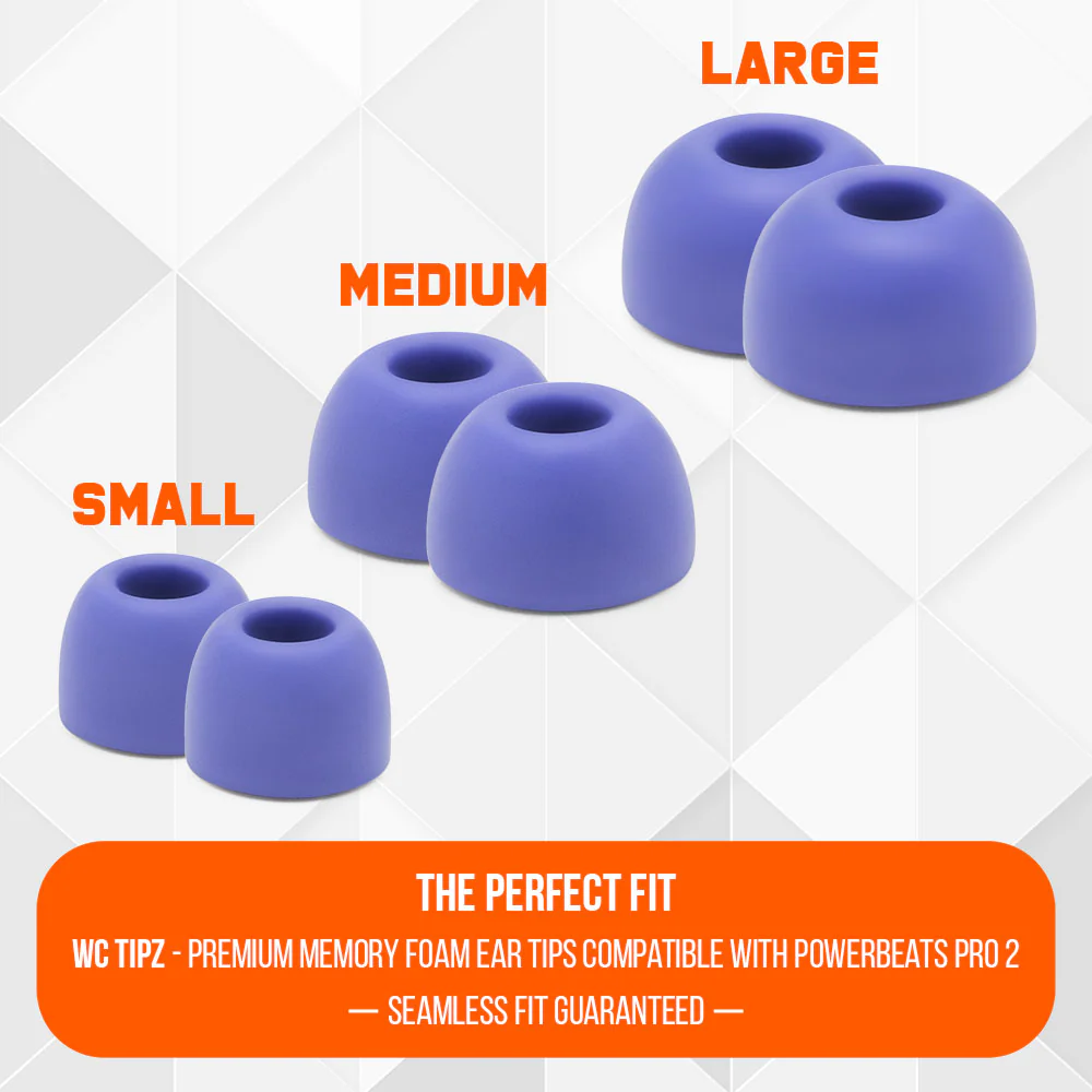 Beats Powerbeats Pro 2 Memory Foam Ear Tips - WC TipZ Powerbeats Pro 2 - Image 17