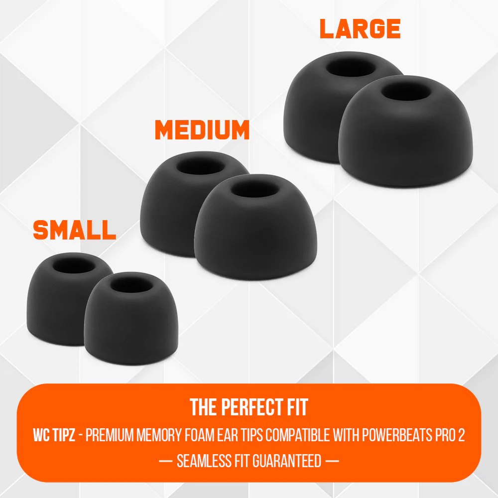 Beats Powerbeats Pro 2 Memory Foam Ear Tips - WC TipZ Powerbeats Pro 2 - Image 3