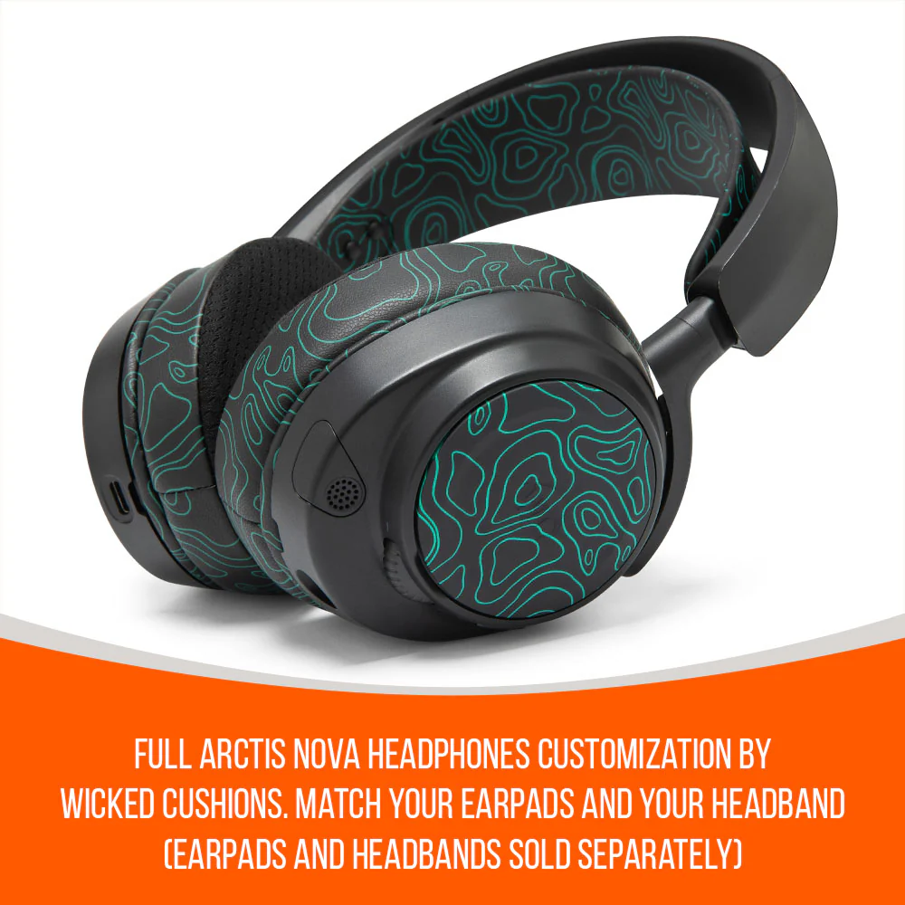 (RandomFrankP) WC Side Speaker Plates for Arctis Nova Headsets - Arctis Nova Booster Pack by Wicked Cushions - Image 4