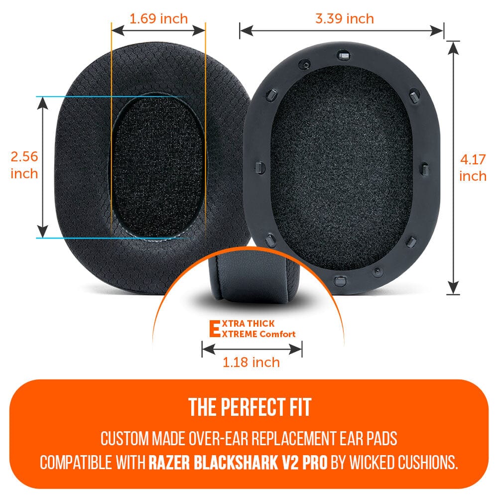 Razer Blackshark V2 Pro Earpads - WC FreeZe Cooling Gel (PRE 2023 model) - Image 4