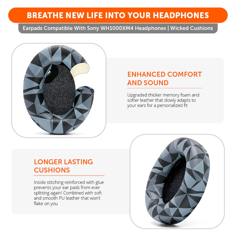 Replacement Ear Pads For Sony WH1000XM4 Over-Ear Headphones - Image 22