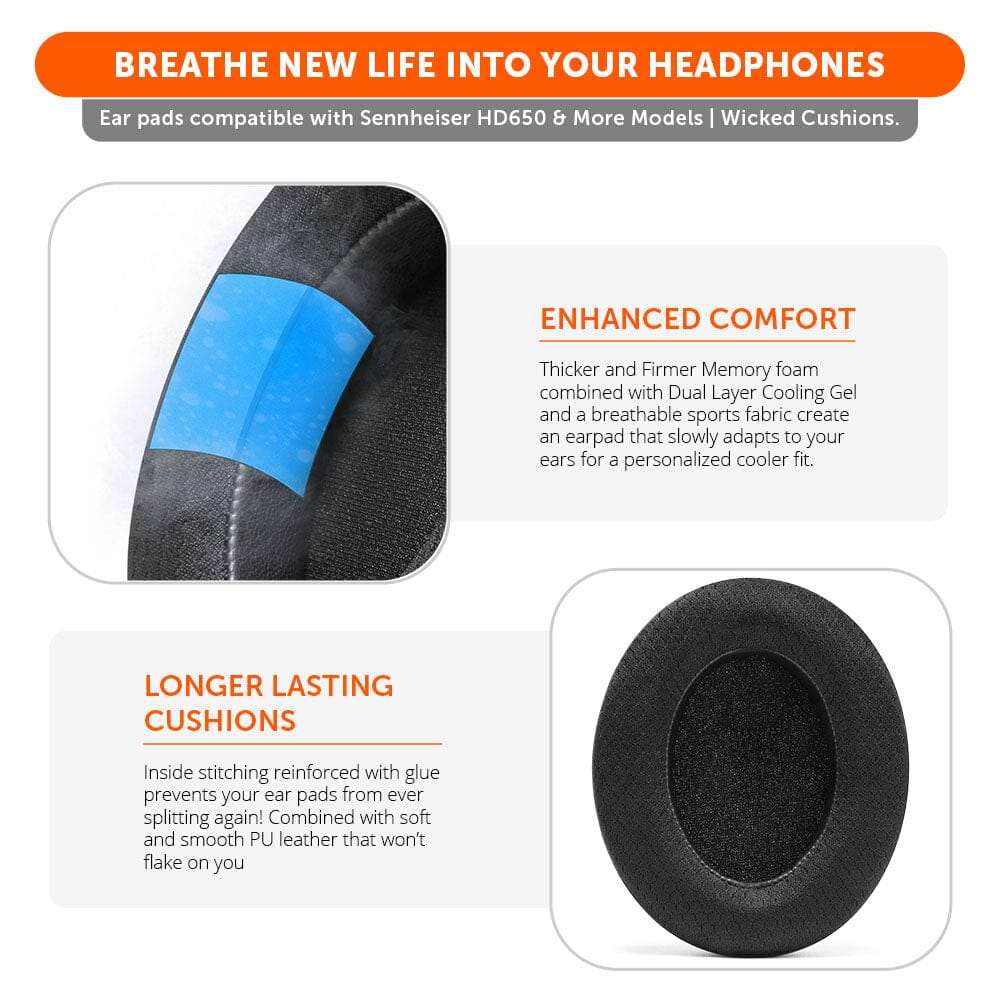 Sennheiser HD6XX & HD600 Gel Earpads - WC FreeZe HD - Image 3