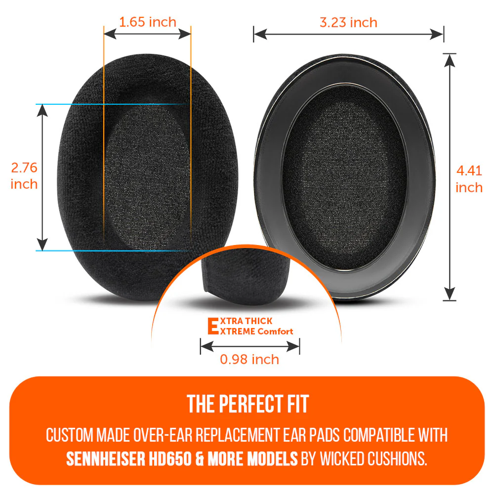 Sennheiser HD6XX FPS Earpads – WC StealthZ - Image 5