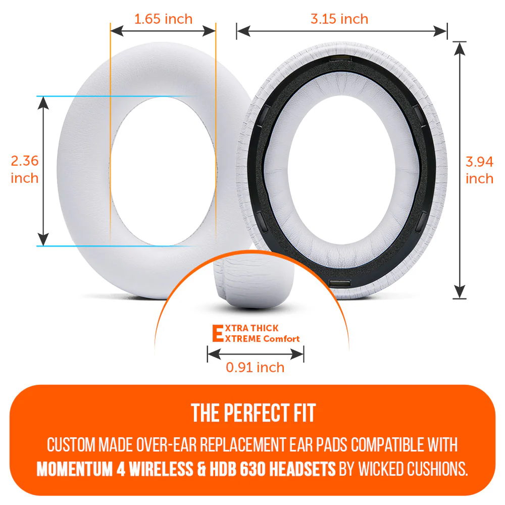 Sennheiser Momentum 4 & HDB 630 Earpads - WC PadZ Momentum 4 & HDB 630 - Image 10