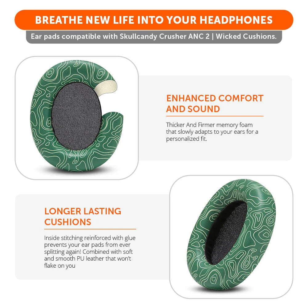 Upgraded Skullcandy Crusher ANC 2 Earpads - WC PadZ Crusher ANC 2 - Image 15