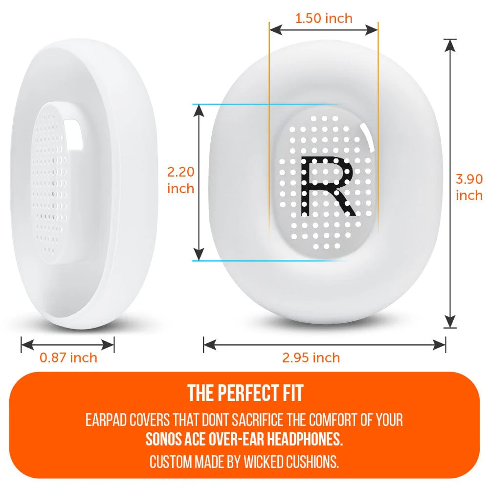 Sonos Ace Earpad Sweat Covers - WC SweatZ Ace - Image 10