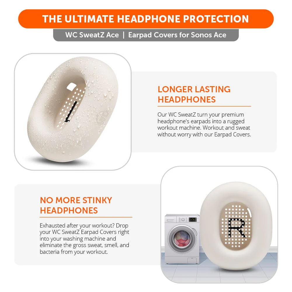 Sonos Ace Earpad Sweat Covers - WC SweatZ Ace - Image 15