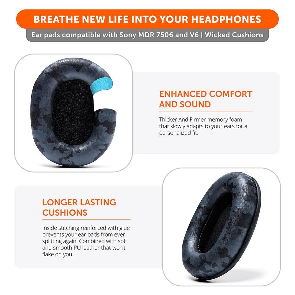 Replacement Earpads For Sony MDR 7506 - Image 10