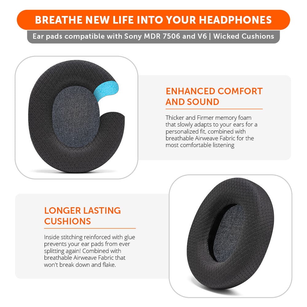 Replacement Earpads For Sony MDR 7506 - Image 27
