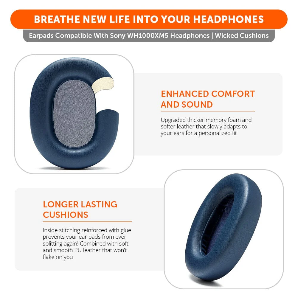 Upgraded Sony XM5 Replacement Ear Pads - Image 27