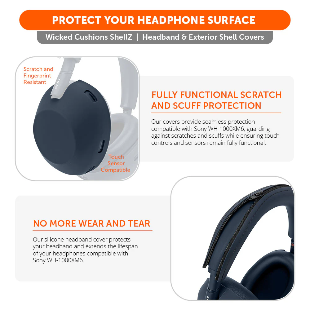Sony XM6 Protective Shell Cover - WC ShellZ XM6 - Image 13