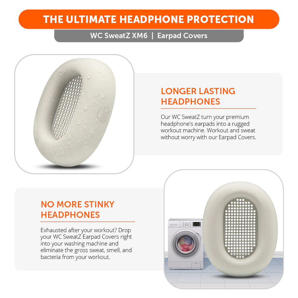 Sony WH-1000XM6 Earpad Sweat Covers – WC SweatZ XM6 - Image 17