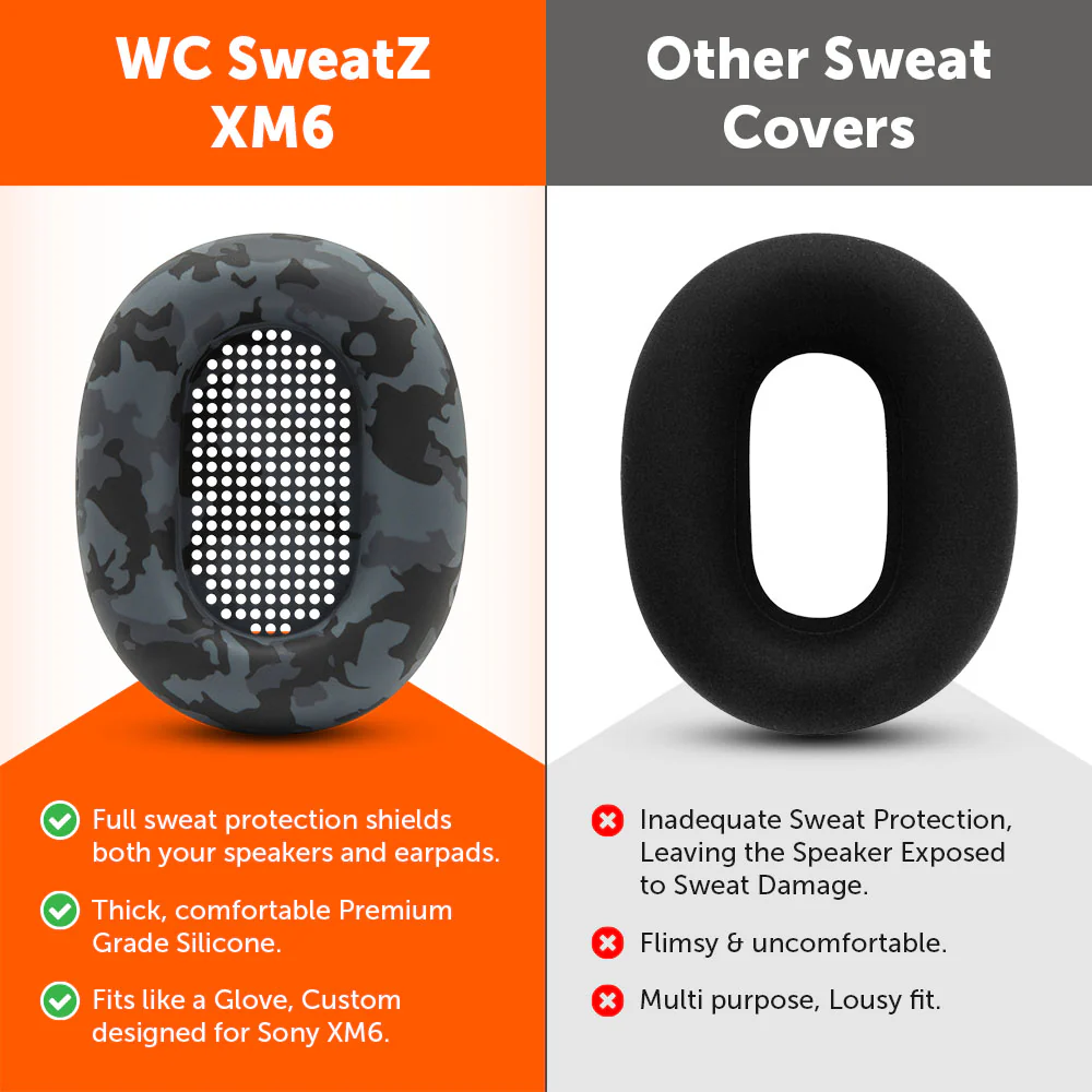 Sony WH-1000XM6 Earpad Sweat Covers – WC SweatZ XM6 - Image 32