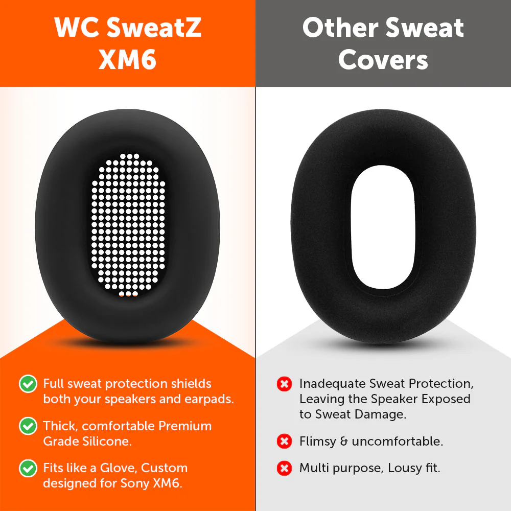 Sony WH-1000XM6 Earpad Sweat Covers – WC SweatZ XM6 - Image 4