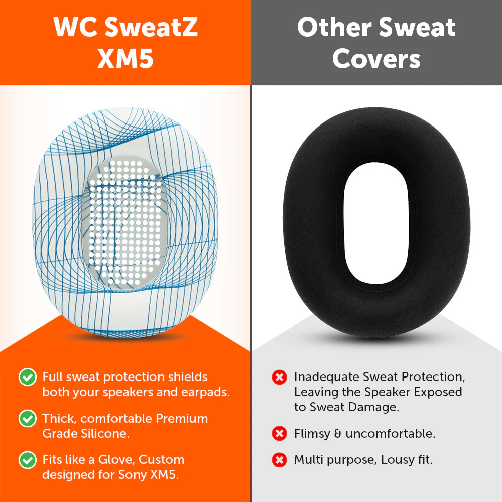 Sony WH-1000XM5 Earpad Sweat Covers - WC SweatZ - Image 81
