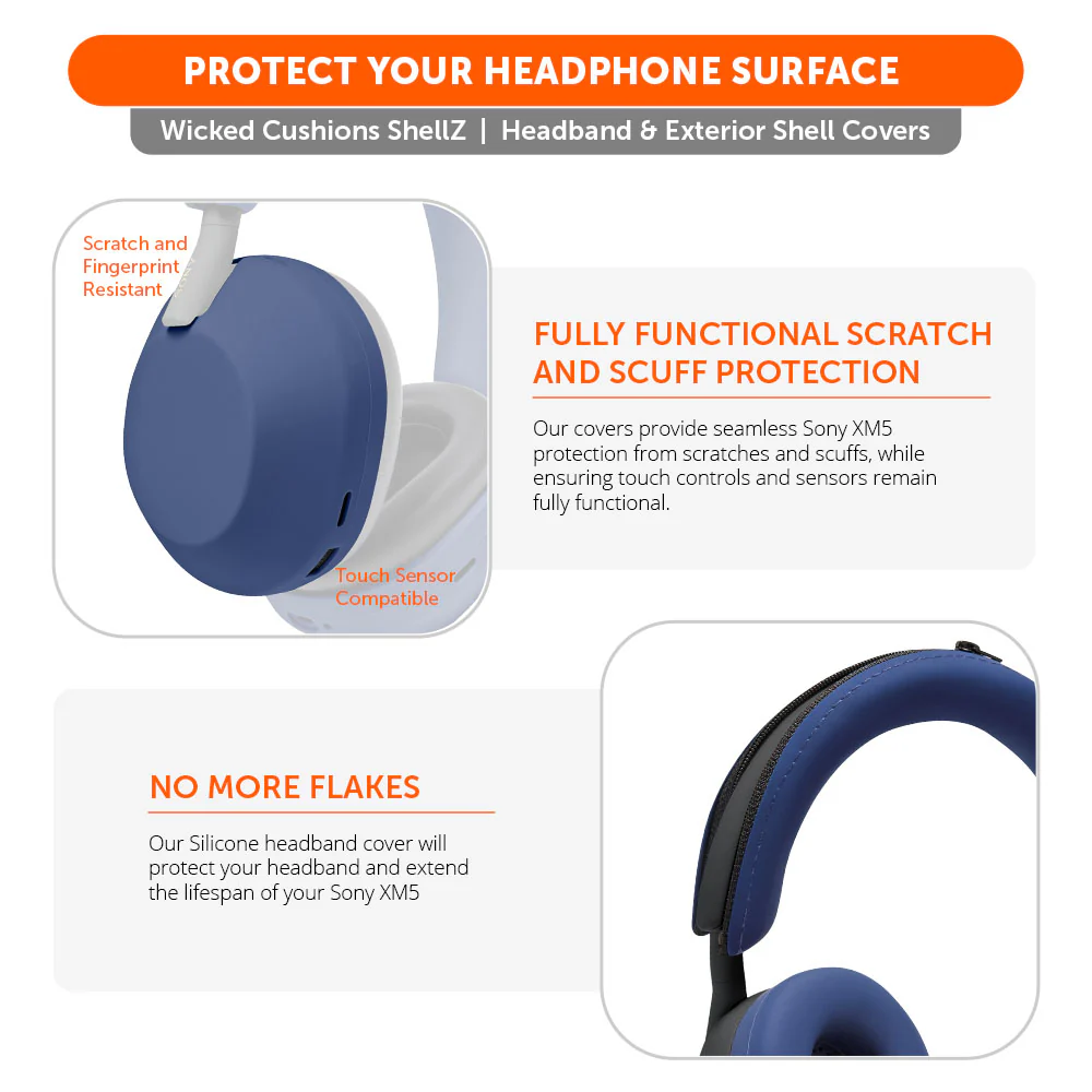 Sony XM5 Protective Shell Cover - WC ShellZ XM5 - Image 44