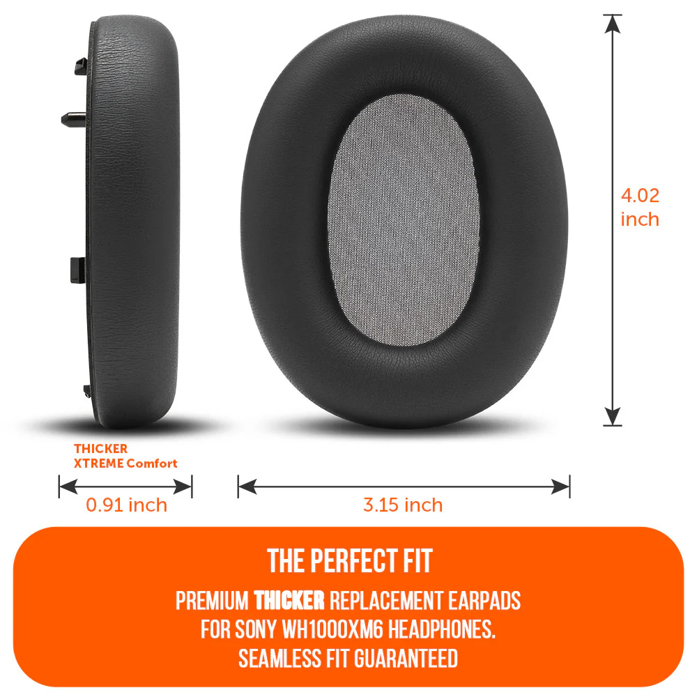 Sony WH-1000XM6 Extra Large Replacement Ear Pads – WC PadZ XM6 XL - Image 5