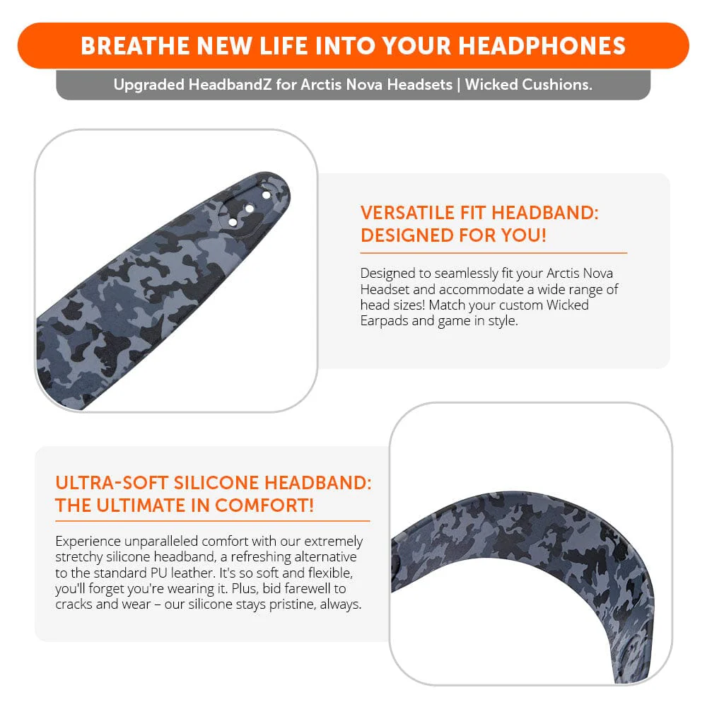 WC Silicone HeadbandZ for Arctis Nova Headsets - Image 10