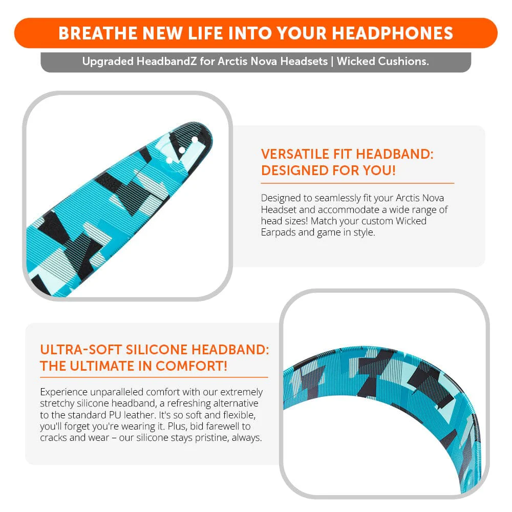 WC Silicone HeadbandZ for Arctis Nova Headsets - Image 108