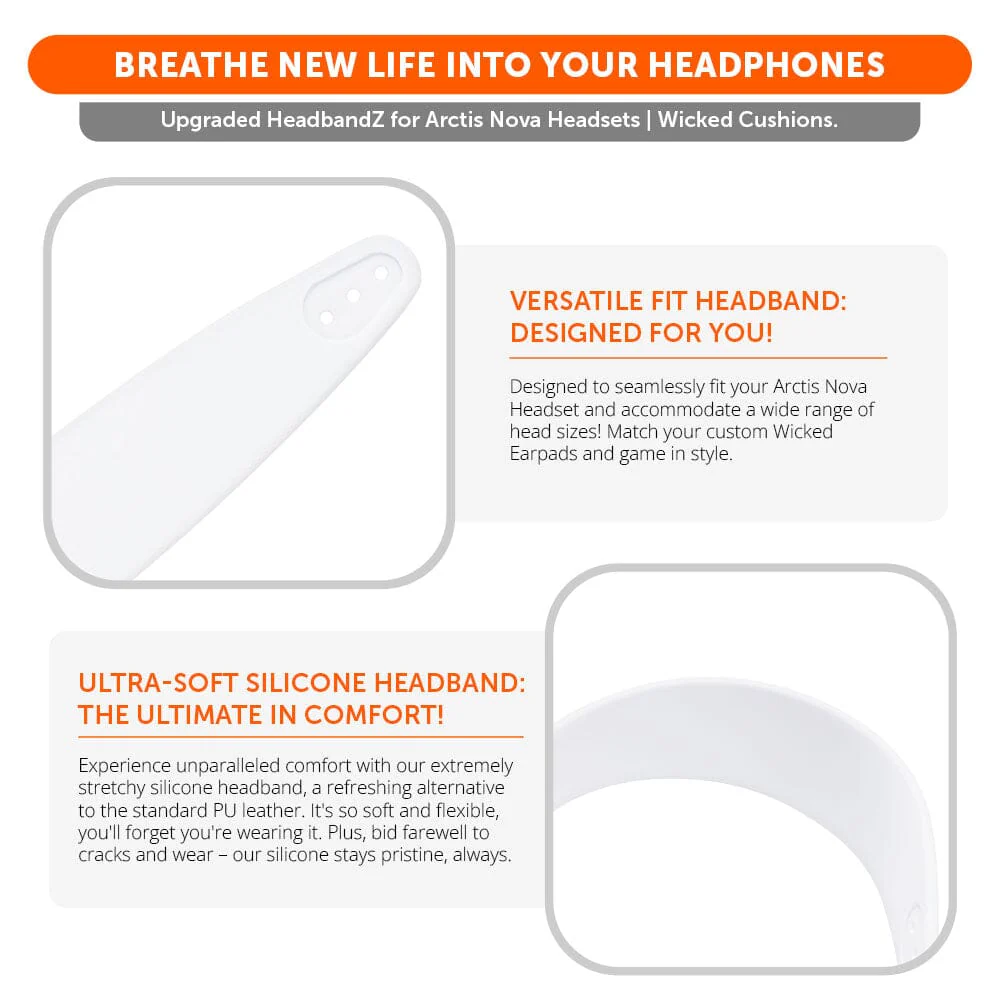 WC Silicone HeadbandZ for Arctis Nova Headsets - Image 115
