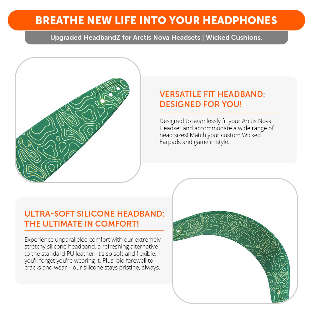 WC Silicone HeadbandZ for Arctis Nova Headsets - Image 122