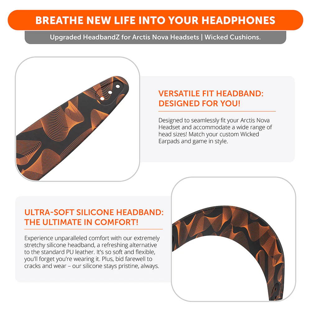 WC Silicone HeadbandZ for Arctis Nova Headsets - Image 143