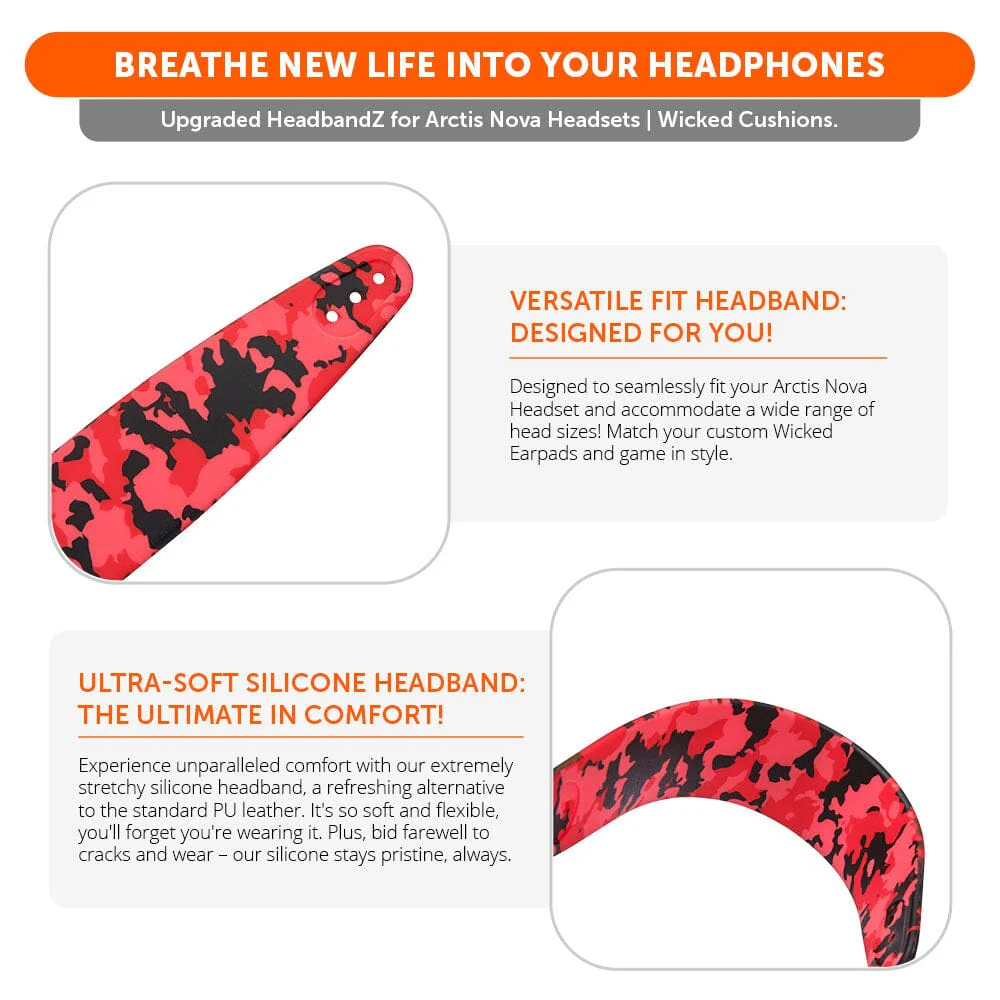 WC Silicone HeadbandZ for Arctis Nova Headsets - Image 17