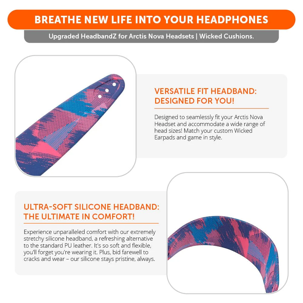 WC Silicone HeadbandZ for Arctis Nova Headsets - Image 24