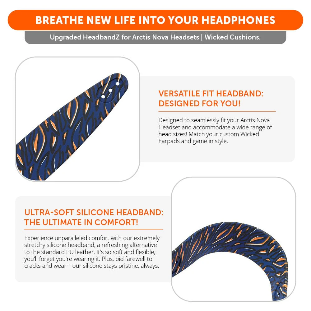 WC Silicone HeadbandZ for Arctis Nova Headsets - Image 59