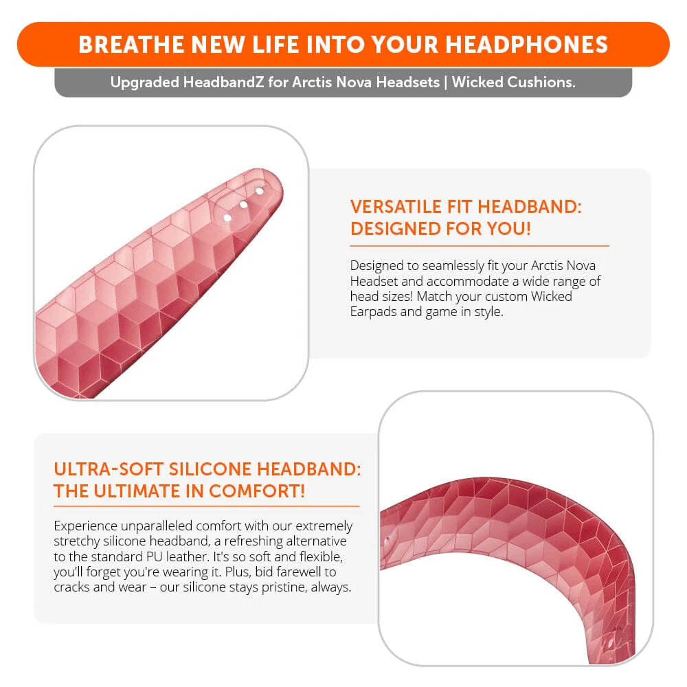 WC Silicone HeadbandZ for Arctis Nova Headsets - Image 66