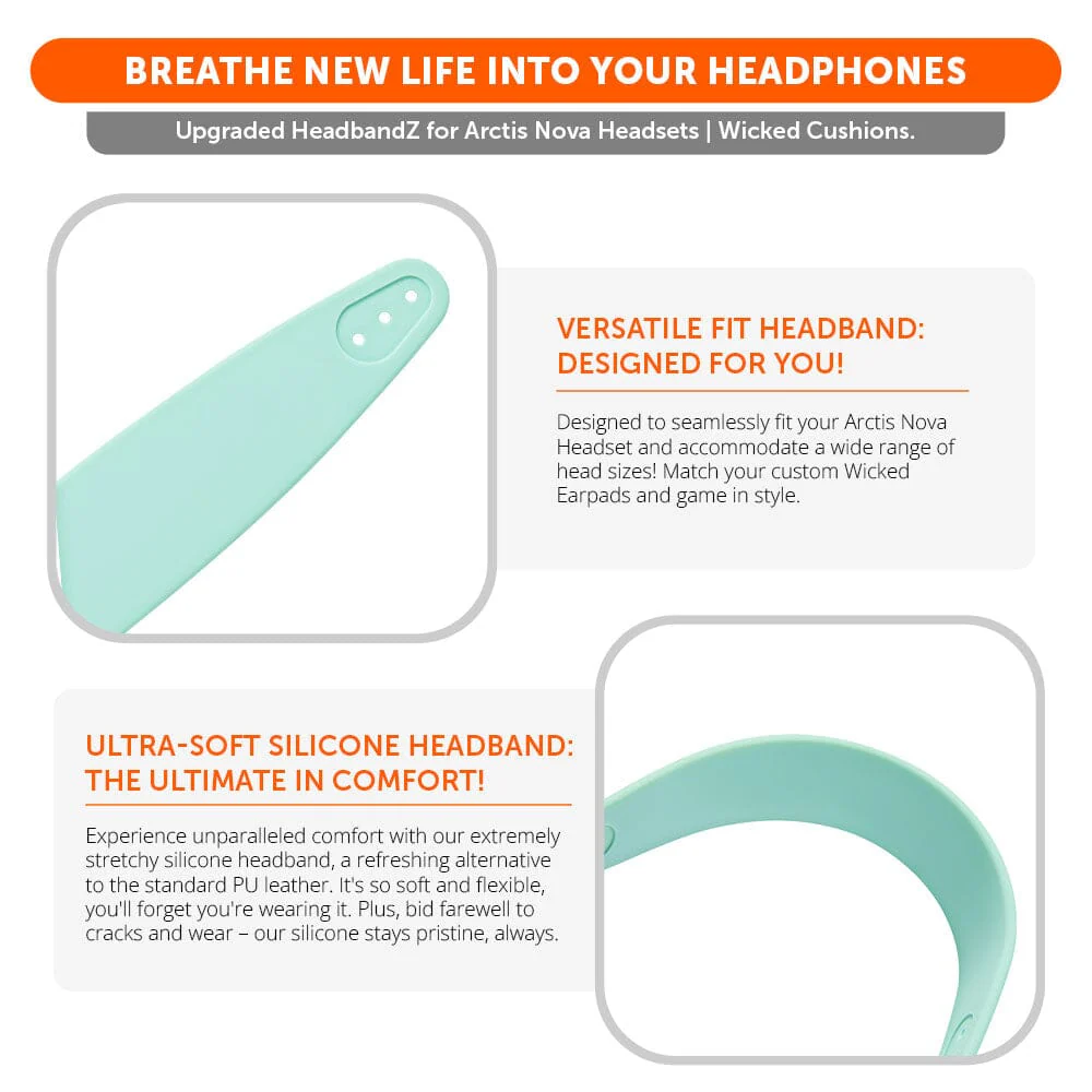 WC Silicone HeadbandZ for Arctis Nova Headsets - Image 80