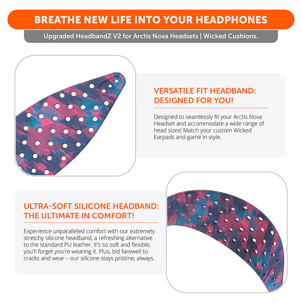 WC HeadbandZ Arctis Nova V2 - Extra Wide Strap - Image 38