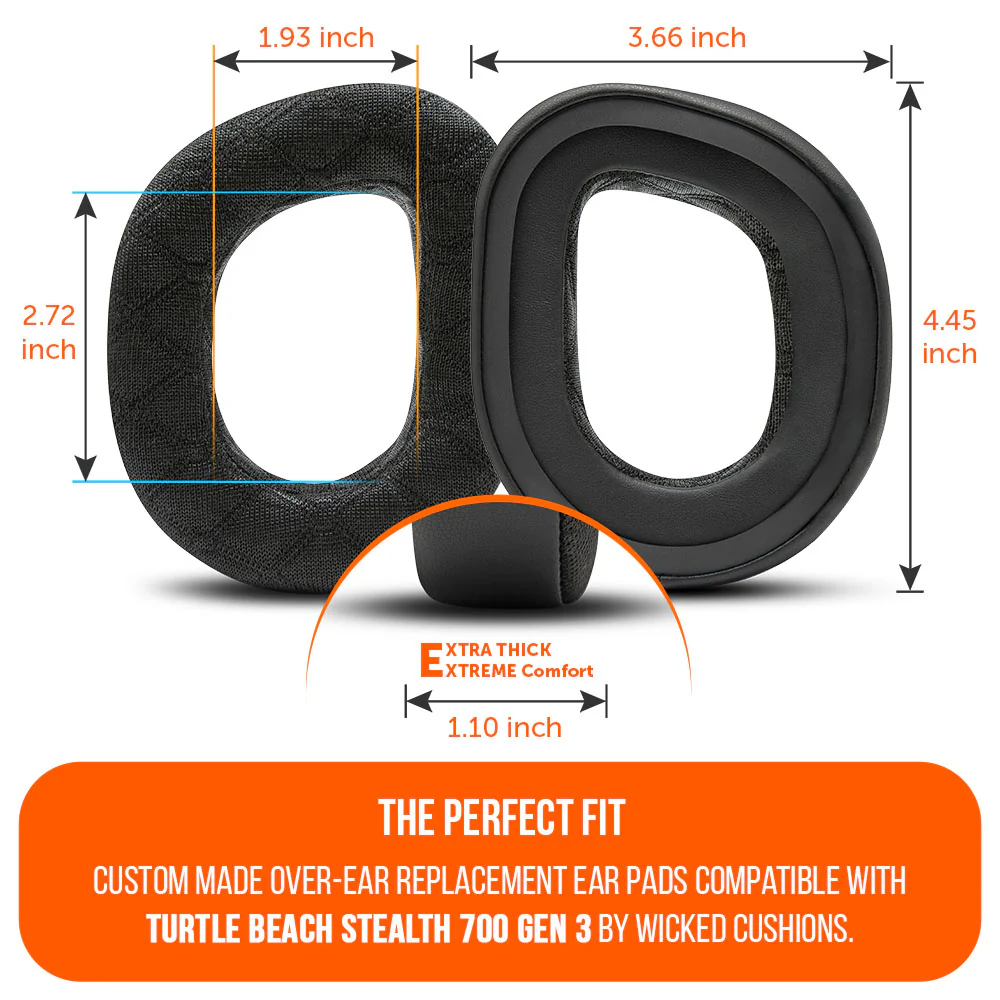 Turtle Beach Stealth 700 Gen 3 Cooling Gel Earpads – WC FreeZe V2 Stealth 700 Gen 3 - Image 4