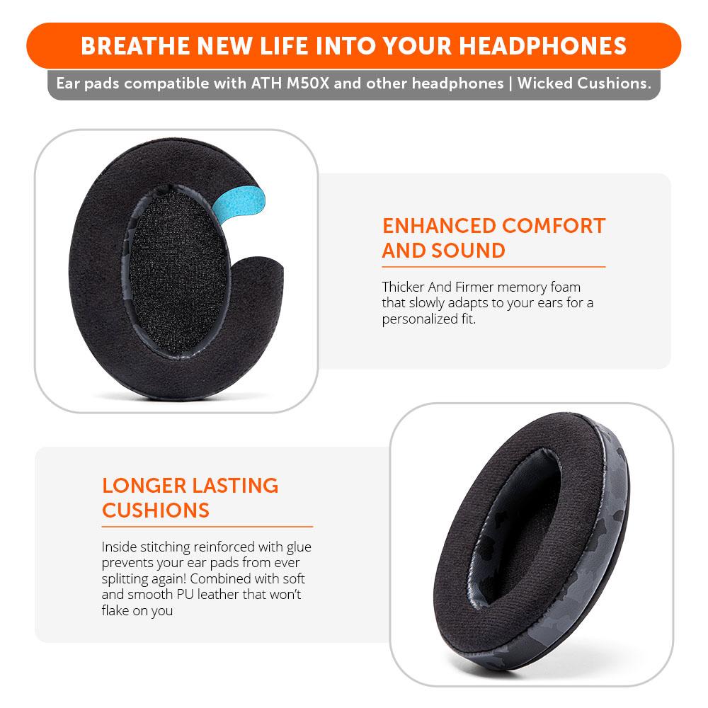 Upgraded Gaming Earpads - Hybrid Velour - Image 16