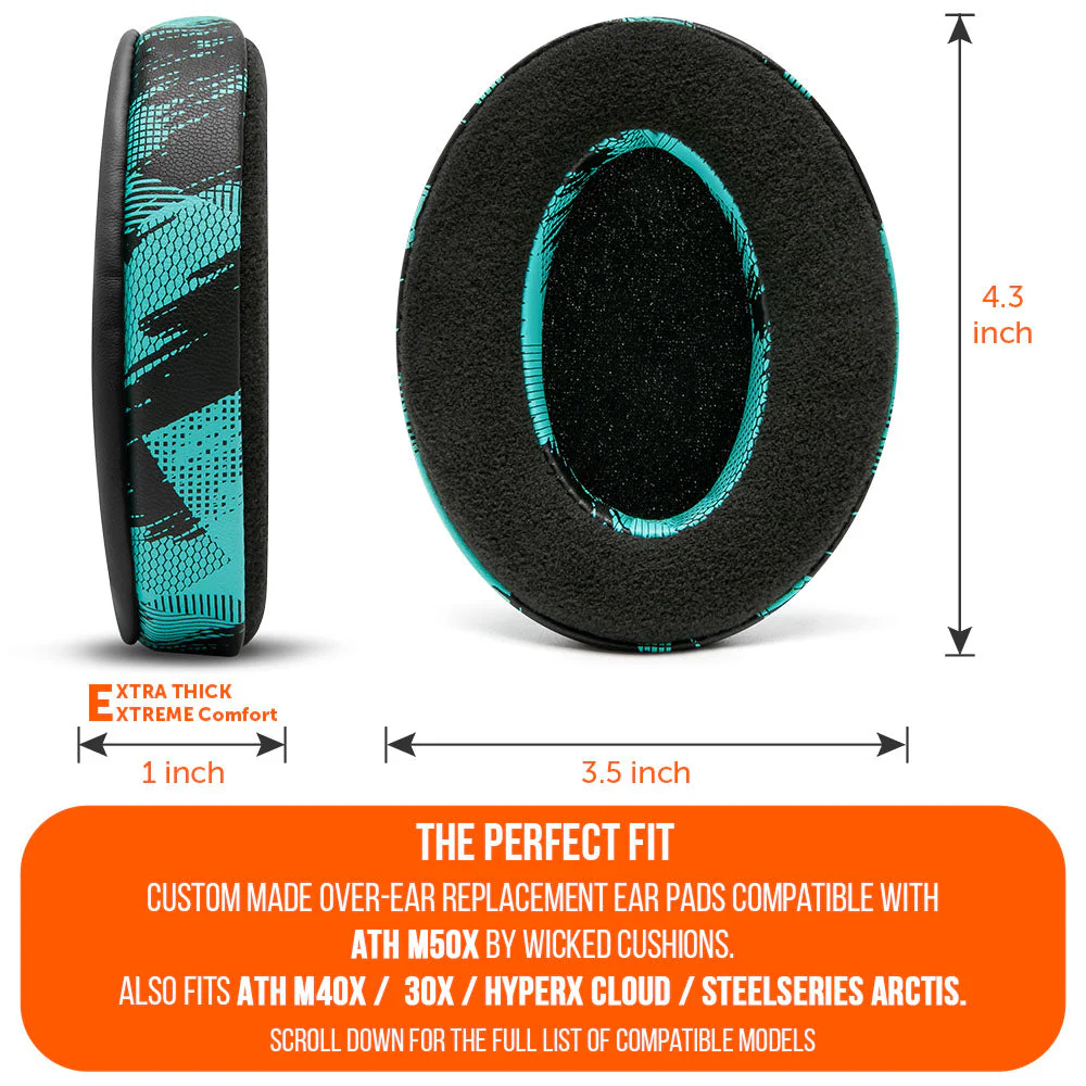 Upgraded Gaming Earpads - Hybrid Velour - Image 41