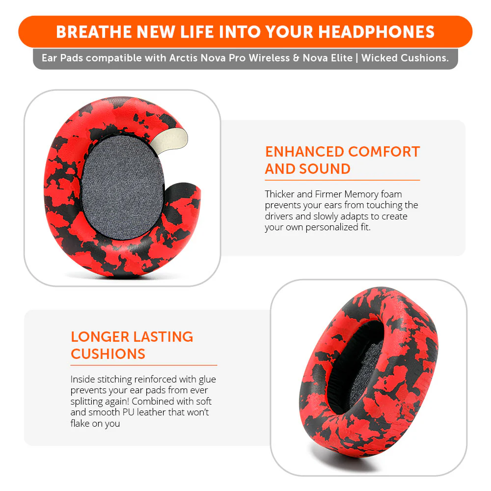 Arctis Nova Pro Wireless & Nova Elite Earpads - WC PadZ Nova Pro Wireless - Image 15