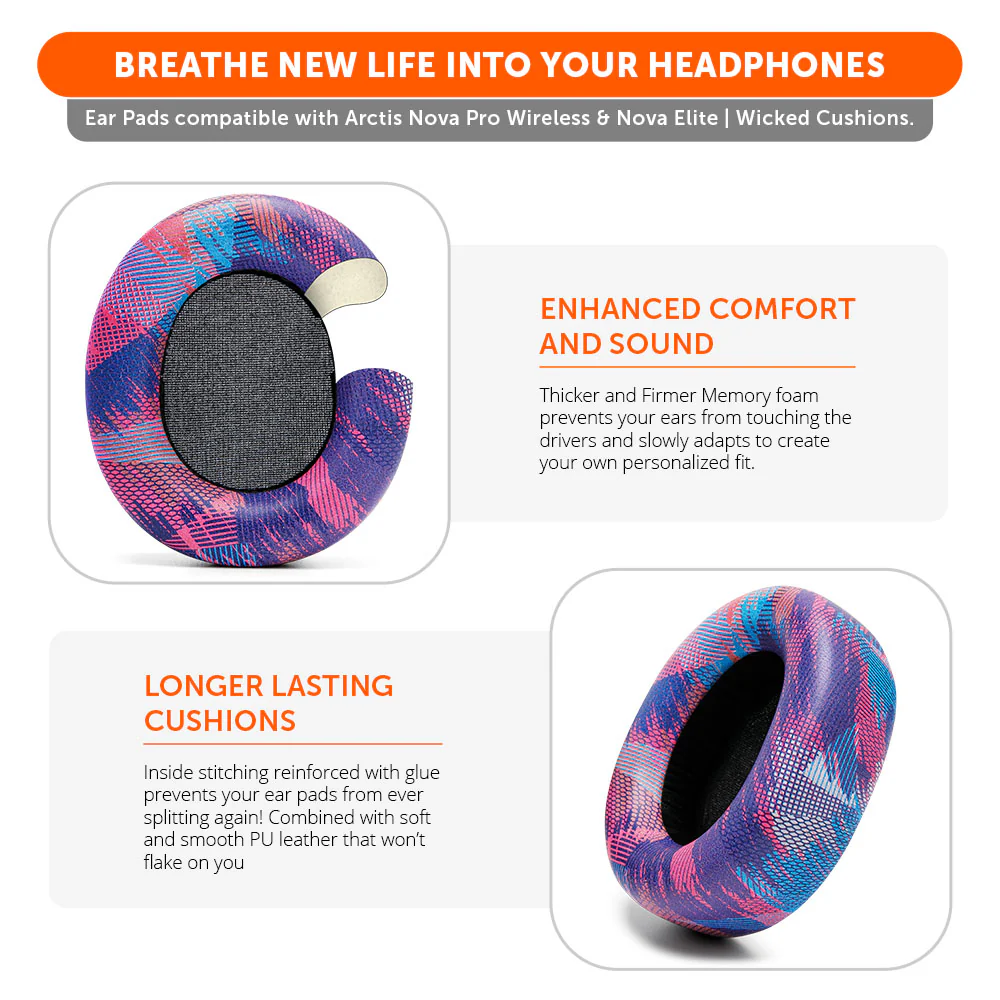 Arctis Nova Pro Wireless & Nova Elite Earpads - WC PadZ Nova Pro Wireless - Image 21