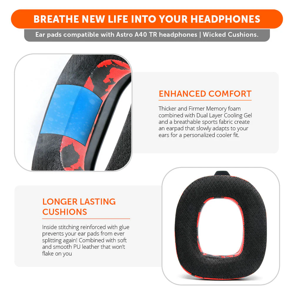Astro A40 TR Earpads - WC FreeZe Cooling Gel - Image 15