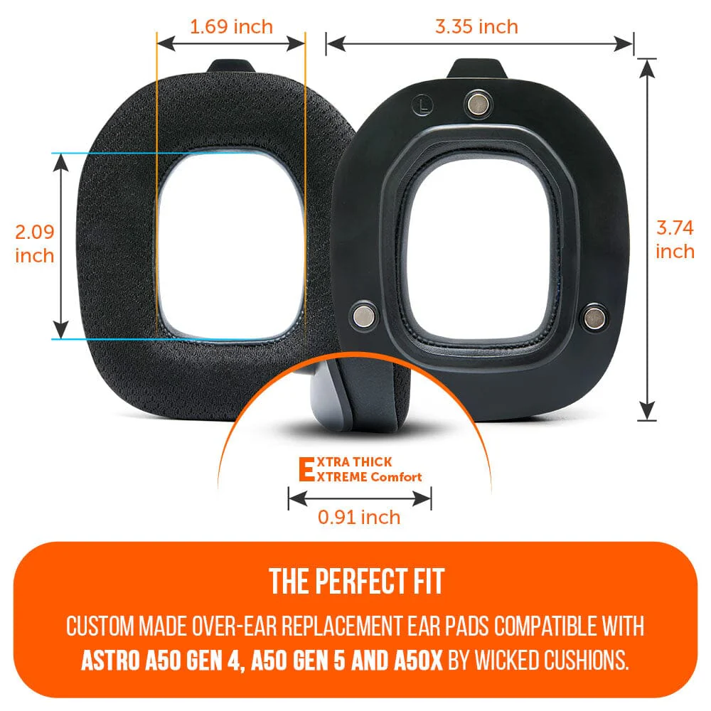 Astro A50 Gen 4, Gen 5 and A50X Earpads - WC FreeZe Cooling Gel - Image 4