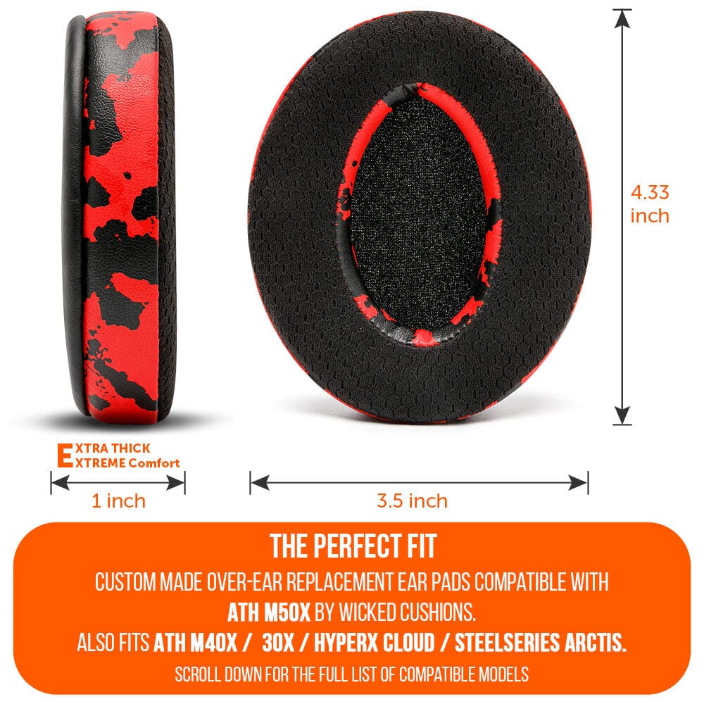 WC FreeZe - Hybrid Cooling Gel Infused Ear Pads for ATH M50X - Image 17