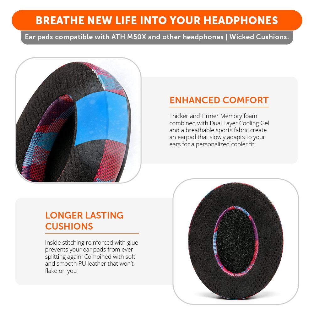 WC FreeZe - Hybrid Cooling Gel Infused Ear Pads for ATH M50X - Image 21