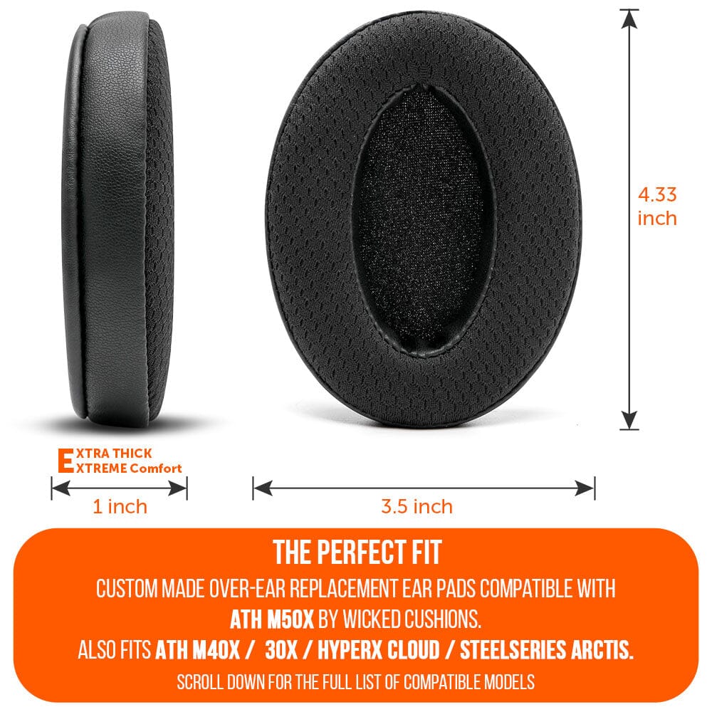 WC FreeZe - Hybrid Cooling Gel Infused Ear Pads for ATH M50X - Image 5