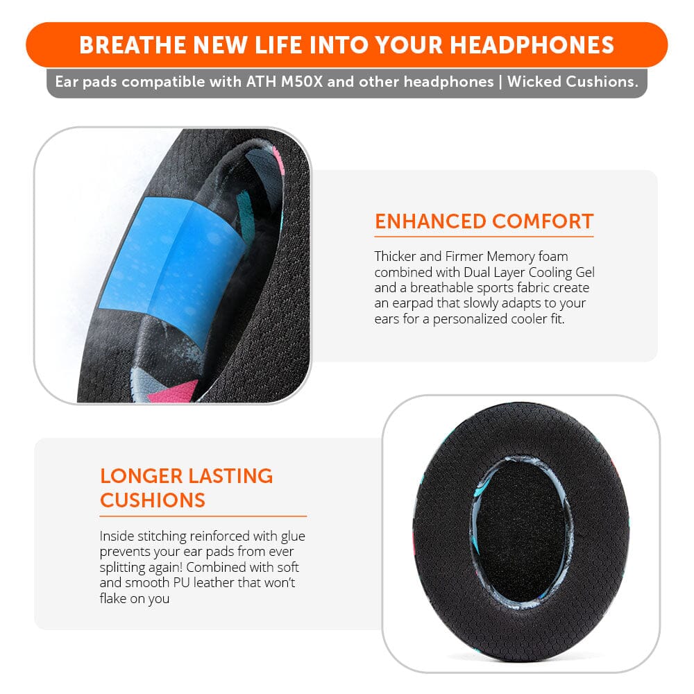 WC FreeZe - Hybrid Cooling Gel Infused Ear Pads for ATH M50X - Image 51