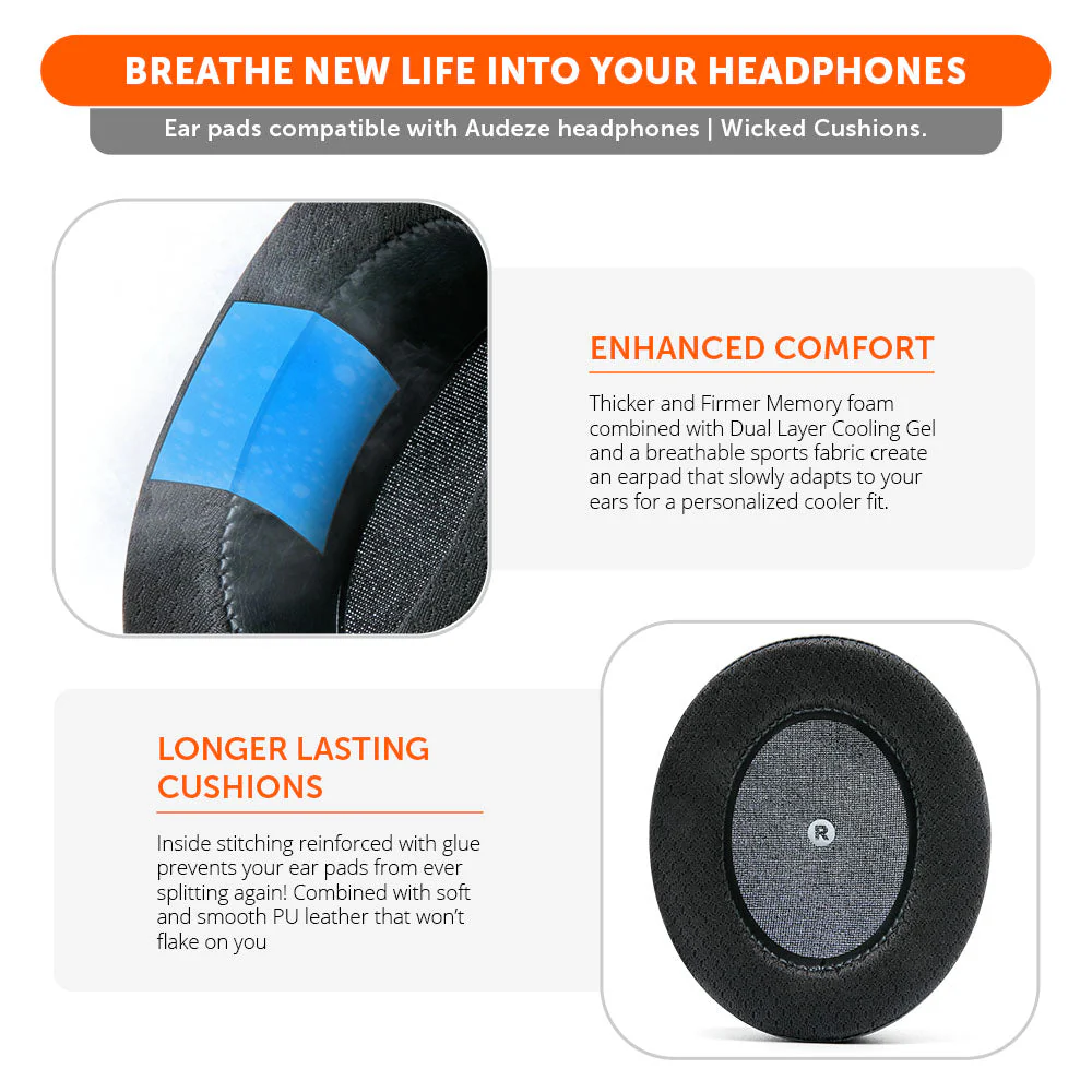 Audeze Penrose & Mobius Earpads - WC FreeZe Cooling Gel - Image 3