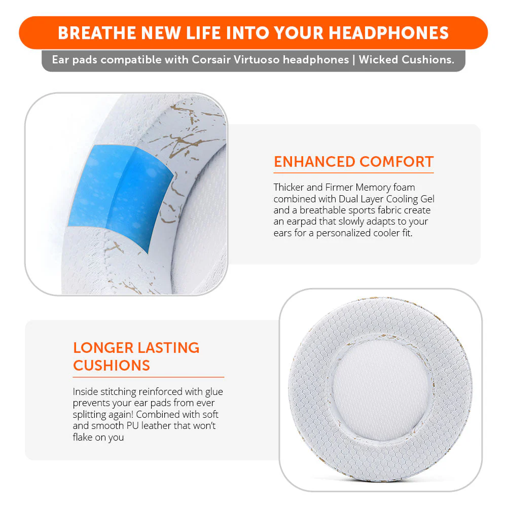 Corsair Virtuoso Earpads - WC FreeZe Cooling Gel - Image 15