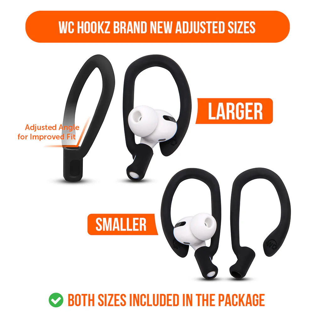 WC HookZ - Over Ear Hooks for Airpods Pro 1, 2 & Airpods 1, 2, 3 - Image 4