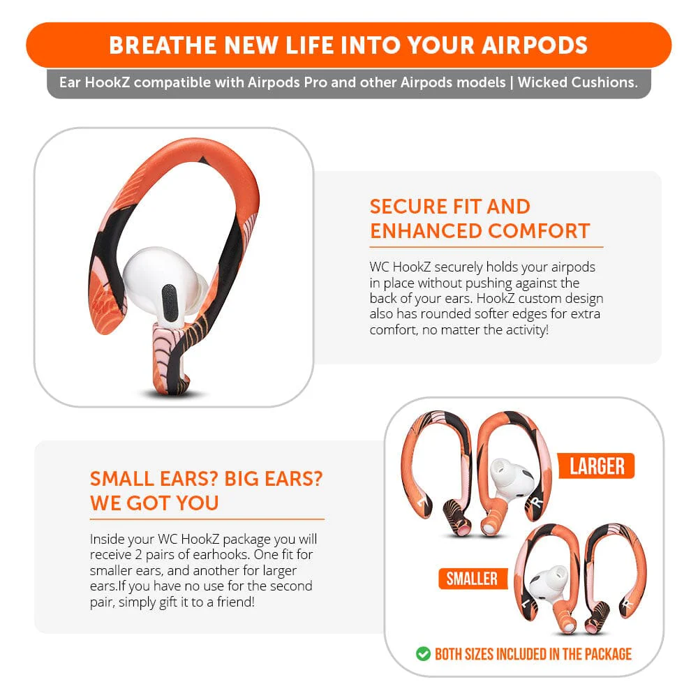 WC HookZ - Over Ear Hooks for Airpods Pro 1, 2 & Airpods 1, 2, 3 - Image 57
