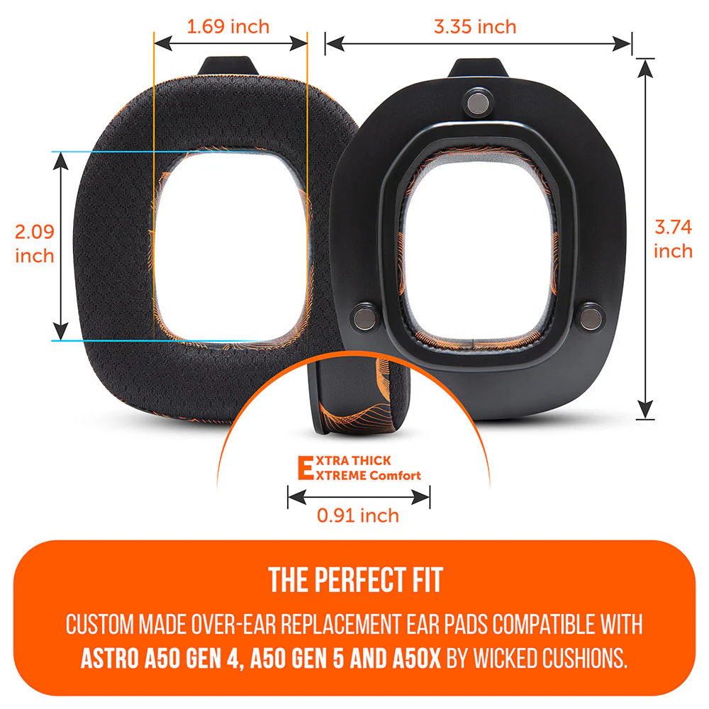 Astro A50 Headband & Earpad Upgrade Kit – WC Mod Kit A50 - Image 46