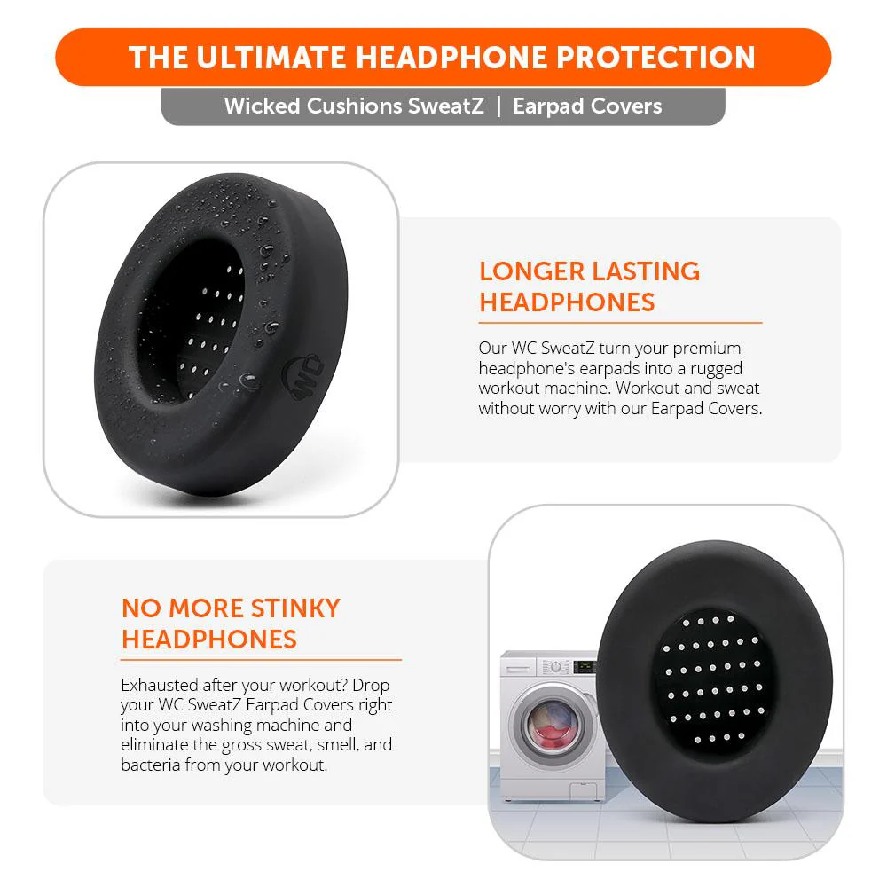 Beats Studio 2 & 3 Earpad Sweat Covers - WC SweatZ Studio - Image 3