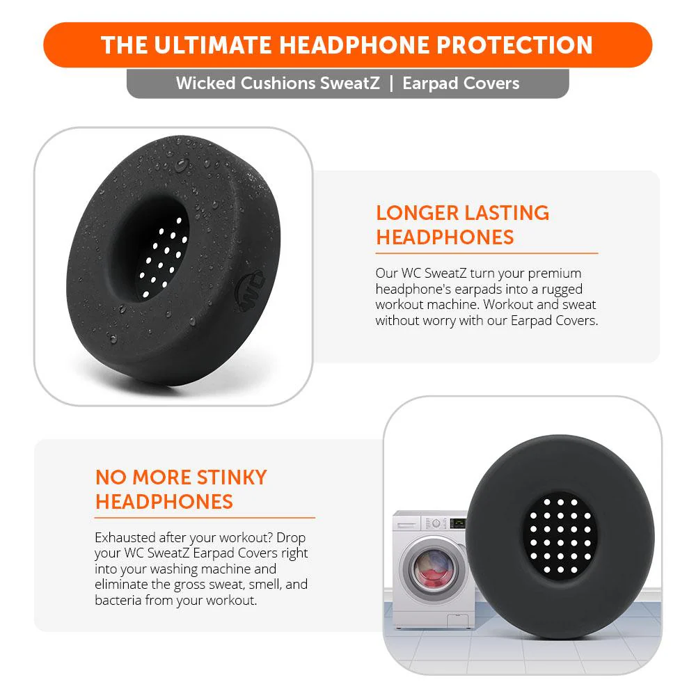 Small WC SweatZ Protective Headphone Earpad Covers - Image 3